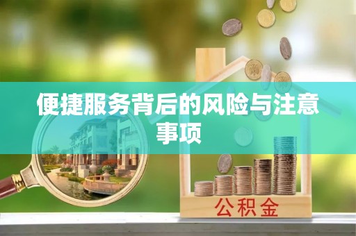 秭归便捷服务背后的风险与注意事项